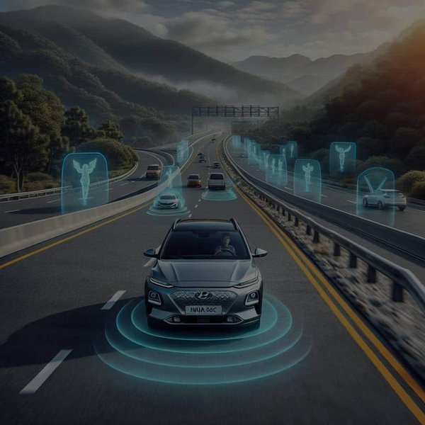 Quelle est l'efficacité de l'assistance au maintien de voie dans le Hyundai Kona Electric sur autoroute?